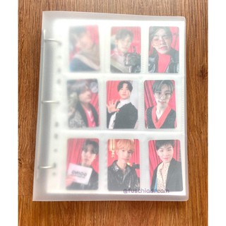 Kpop A4 3 anillos Binder y manga transparente para Photocard/Polaroid/Postcard (1)