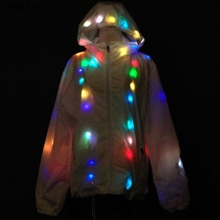 (hotsale) ropa led cool danza vestido abrigo colorido intermitente luces halloween {bigsale}