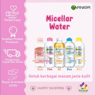 Garnier agua micelar rosa azul | Vit C Bi aceite de fase 400ml Micelar Garnier