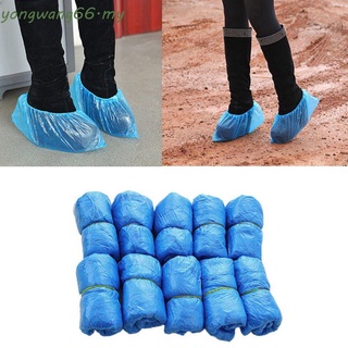 Yw fundas de botas útiles desechables accesorios de zapatos cubre 90 piezas impermeable azul plástico Overshoes/Multicolor
