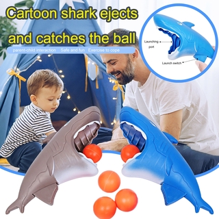 Niños doble Butt catapulta bola tiburón Catcher padre-hijo al aire libre