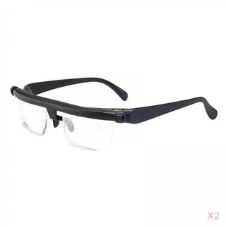 Cozylife 2x gafas presbióticas ajustables para lectura para diferentes formas de cara