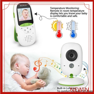 COD inalámbrico bebé Monitor cámara Digital LCD visión nocturna 2-Way Talk Video IR LED Monitor de temperatura bebé cámara NEWIN