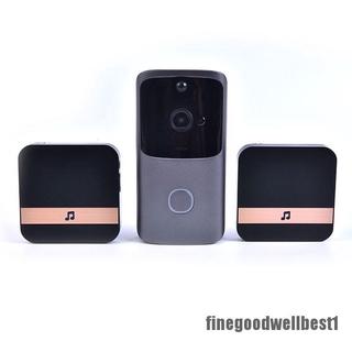 new FBMX Wireless WiFi Video Doorbell Smart Door Intercom Security 720P Camera Bell