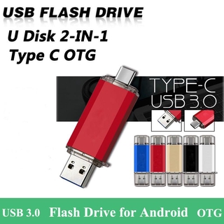 type-c & usb 2.0 otg 1tb 2tb usb flash drive pendrive otg dual usb colorido drive pendrive flashdisk