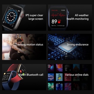 promoción t500+ plus (pantalla de 1.44 pulgadas) smartwatch hombres mujeres pantalla táctil completa bluetooth magento (4)
