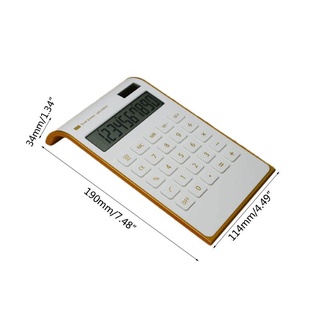 Calculadora De energía Solar Ultra delgada Calculadora Para casa oficina De escritorio Calculadora De escritorio (2)