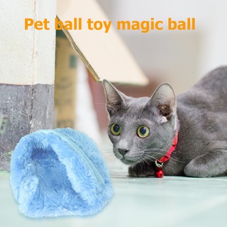 croom_magic roller ball perro gato juguete activación automática masticar felpa piso limpio
