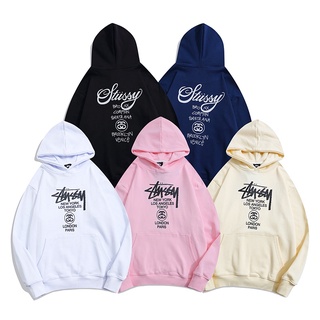 Stussy Hoodies Sweatshirts Autumn and winter new Classic letter print loose cotton long sleeves Hoodies For Women/Men