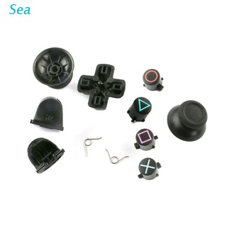 Sea L1 R1 L2 R2 ABXY Botón De Gatillo Con Tapa De Palanca De Mando Analógica De Repuesto Para Playstation 4 Para Controlador PS4 JDM-011
