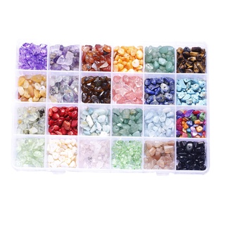 4-8mm Natural Chip Stone Beads Loose Gemstone Beads for Jewelry Making DIY A