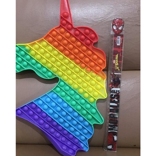 Último Pop It Super Jumbo grande Pop It Fidget juguete arco iris juguetes - unicornio 40cm newarriv