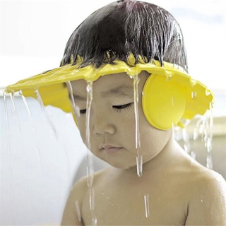 seguro champú ducha baño baño proteger suave gorra sombrero para bebé lavado escudo de pelo bebes niños baño ducha gorra sombrero niños