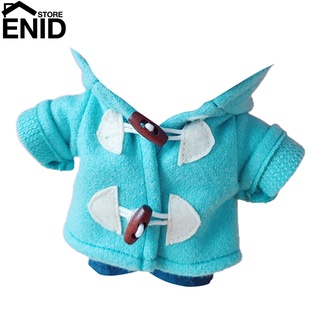 enidstore Fabric Plush Doll Jacket Plush Doll Overcoat Jacket with Jeans Smell-less for Pretend Game (3)