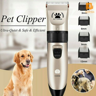 trimmer de pelo para mascotas clipper afeitadora herramienta de aseo eléctrico bajo ruido trimmers para perros gato