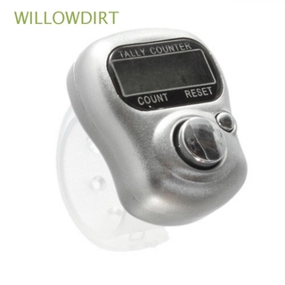 WILLOWDIRT 1pc contador de cuentas Mini LCD contador de pantalla medidor de 5 dígitos electrónico pantalla de mano anillo de dedo Clicker (1)