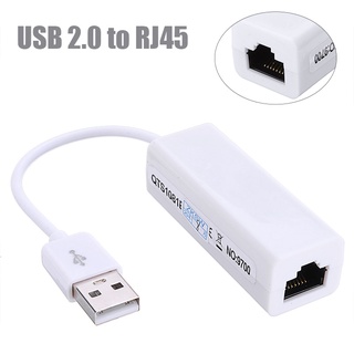 USB 2.0 A RJ45 LAN Ethernet Adaptador Cable Convertidor Para MacBook Air Portátil PC hengmaTimeVip