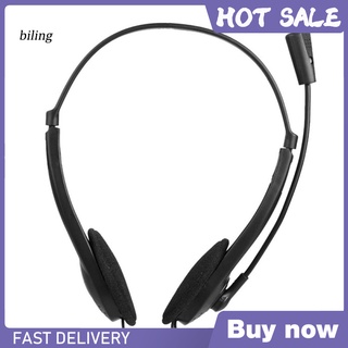 BL* Noise Reduction 3.5mm Wired Heavy Bass Stereo Headphone Headset with Mic for PC