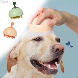 D peine de masaje de cerdas suaves multifuncional ABS cepillo de limpieza de pelo para mascotas
