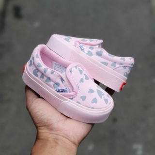 Zapatillas zapatos niño niñas niñas de 1 a 6 años vans deslizamiento en slop rosa amor