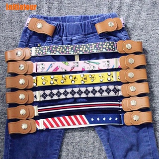 Initiatour^-^ hebilla elástica libre cinturón elástico cinturón elástico Jeans cintura niños niñas nuevo (8)