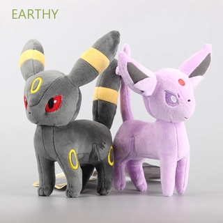 EARTHY Stuffed Animal POKEMON Plush Toy Poké Gift Leafeon Eevee Plush Toy Soft Dolls Pikachu Espeon Flareon Jolteon Vaporeon Glaceon
