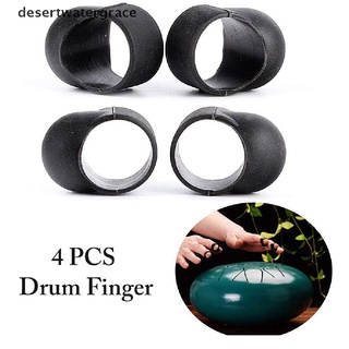 Desertwatergrace 8Pcs Tongue Drum Finger Sleeves Silicone Knocking Finger Picks Cover Finger Tool DWG