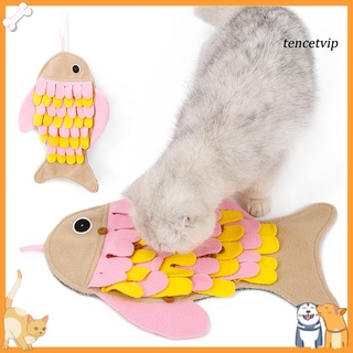 [vip] estera para olfatear en forma de pez comida lenta liberación de alimentación estrés mascota perro gato manta juguete