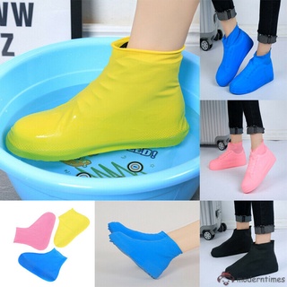fundas antideslizantes para zapatos de látex reutilizables impermeables para botas de lluvia