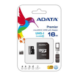Memoria Micro SD ADATA 16 GB Pemier Pro UHS-I U1