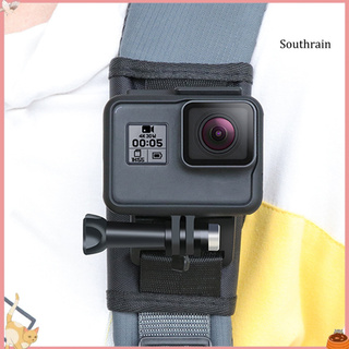 SMWPSouthrain 360 grados de rotación ajustable mochila Clip soporte para GoPro/Osmo cámara de acción