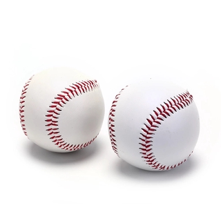 NATHANIA Team Game Baseballs deporte softbol pelotas de béisbol ejercicio blanco interior suave de alta calidad hecho a mano de 9" Baseballs/Multicolor (8)