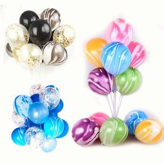 20 unids/set globos de ágata Sst confeti látex globos para Baby Shower cumpleaños boda graduación fiesta decoraciones de fondo