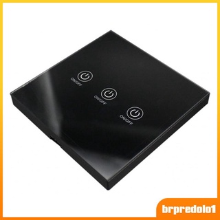 [predolo1] negro smart control remoto wifi interruptor inalámbrico luz led panel táctil 3 maneras