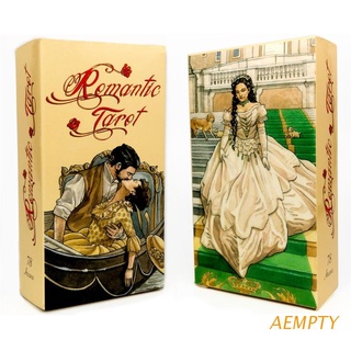 avaty tarot romántico 78 cartas deck inglés tarot guía destino adivinación oracle familia juego de mesa tarjeta de juego