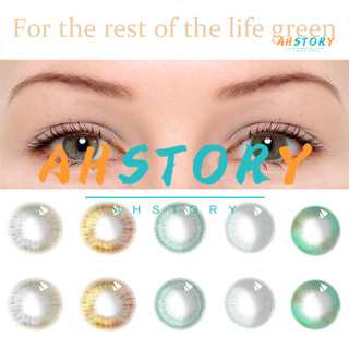 ahstory 1 Pair Colored 0 Degree Eye Cosmetic Contact Lenses Cosplay Party Makeup Tool