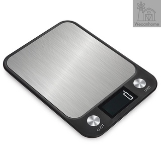Báscula de cocina eléctrica escala de cocina escala de hornear escala de bolsillo de alta precisión escala de alimentos con pantalla de retroiluminación LCD