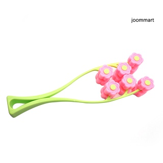 [Jm] rodillo de elevación facial elástico portátil con forma de flor/masajeador antiarrugas/herramienta de belleza (6)