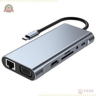 [0923] 11 en 1 USB C a USB Dock accesorios tipo C divisor USB C Hub