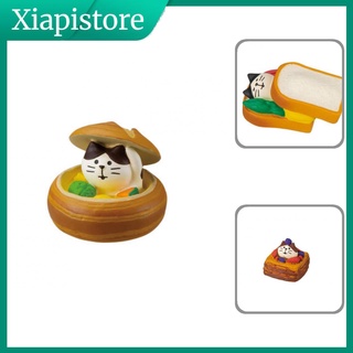 [Xiapistore] Figura De Gato Ligero Mini Zakka Juguete Coleccionable Para Tartas
