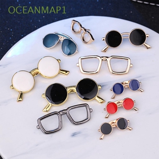 Oceanmap1 Broche/Pin De lentes De Sol en forma De Camisa con Esmaltado
