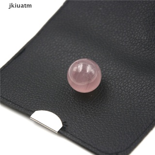 jkiuatm 1 pieza de cristal curativo rosa natural de cuarzo rosa esfera de adivinación 20 mm mx (6)