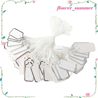 100 piezas de joyería blanca etiquetas de precio ropa regalo tarjeta de mensaje (4)
