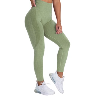 Caliente ✿ Casual Sexy Mujeres Pantalones De Yoga Estiramiento Fitness Leggings Gimnasio (Verde M)