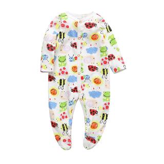 ropa de bebé niñas recién nacido mameluco de pie pijama de algodón (9)