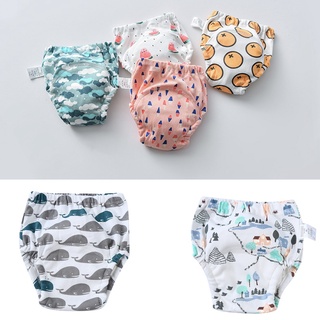1Pcs bebé reutilizable pañal lavable pañal de tela bebé entrenamiento pantalones ropa interior