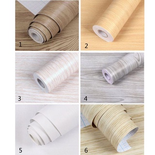 YIN madera Peel and Stick pegatinas de pared de papel decorativo autoadhesivo película para muebles de madera Real táctil sensación superficies