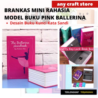 Mini Secret Box Book modelo - bailarina rosa