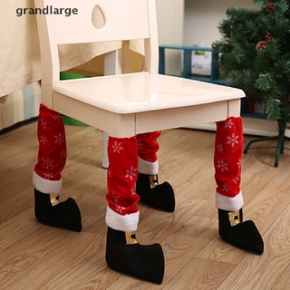 grandlarge 1pc muebles protección silla pierna calcetines mesa pie cubre decoración de navidad