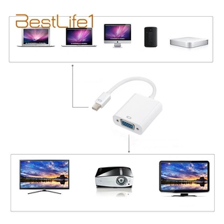puerto de pantalla thunderbolt dp mini dp a vga adaptador cable convertidor para apple macbook air pro imac thinkpad x1 (7)